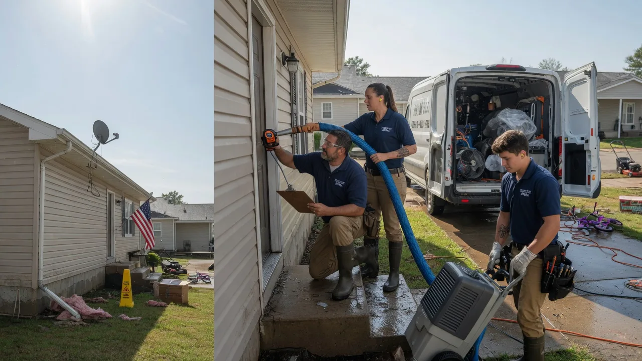 Ceiling Water Damage Restoration in Garber, OK near me